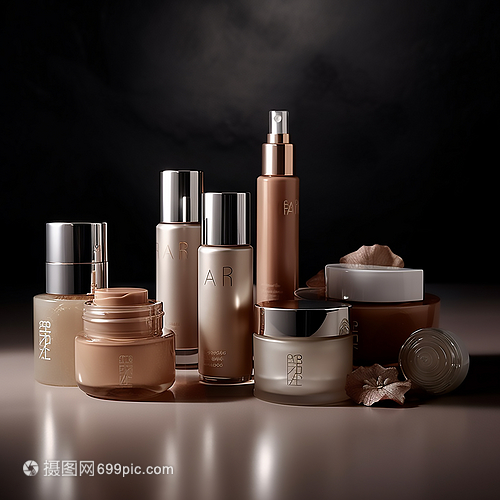 美妝產(chǎn)品推廣圖數(shù)字藝術(shù)中的刀具創(chuàng)意運用